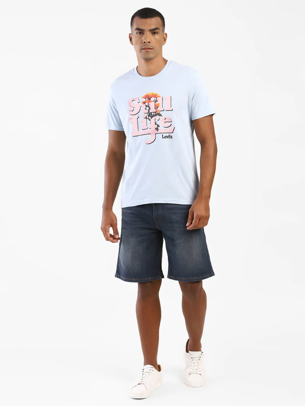 Men's Graphic Print Round Neck T-Shirt