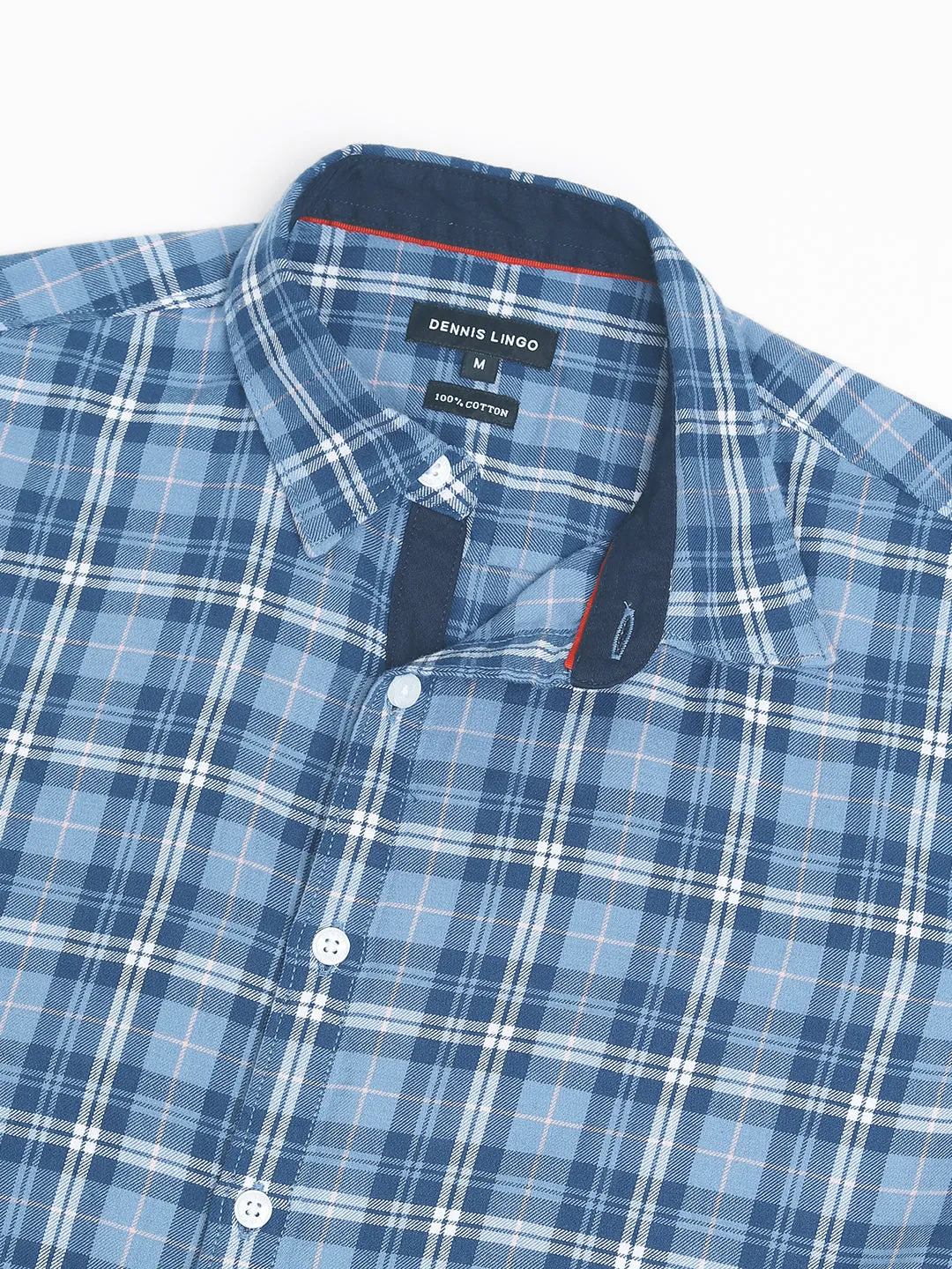 Men's Mid Blue Casual Shirts