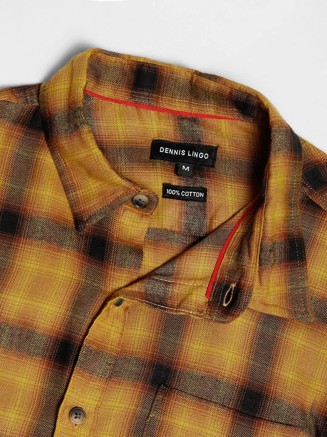 Men's Regular Collar Slim Fit Stripes Blue Casual Shirts