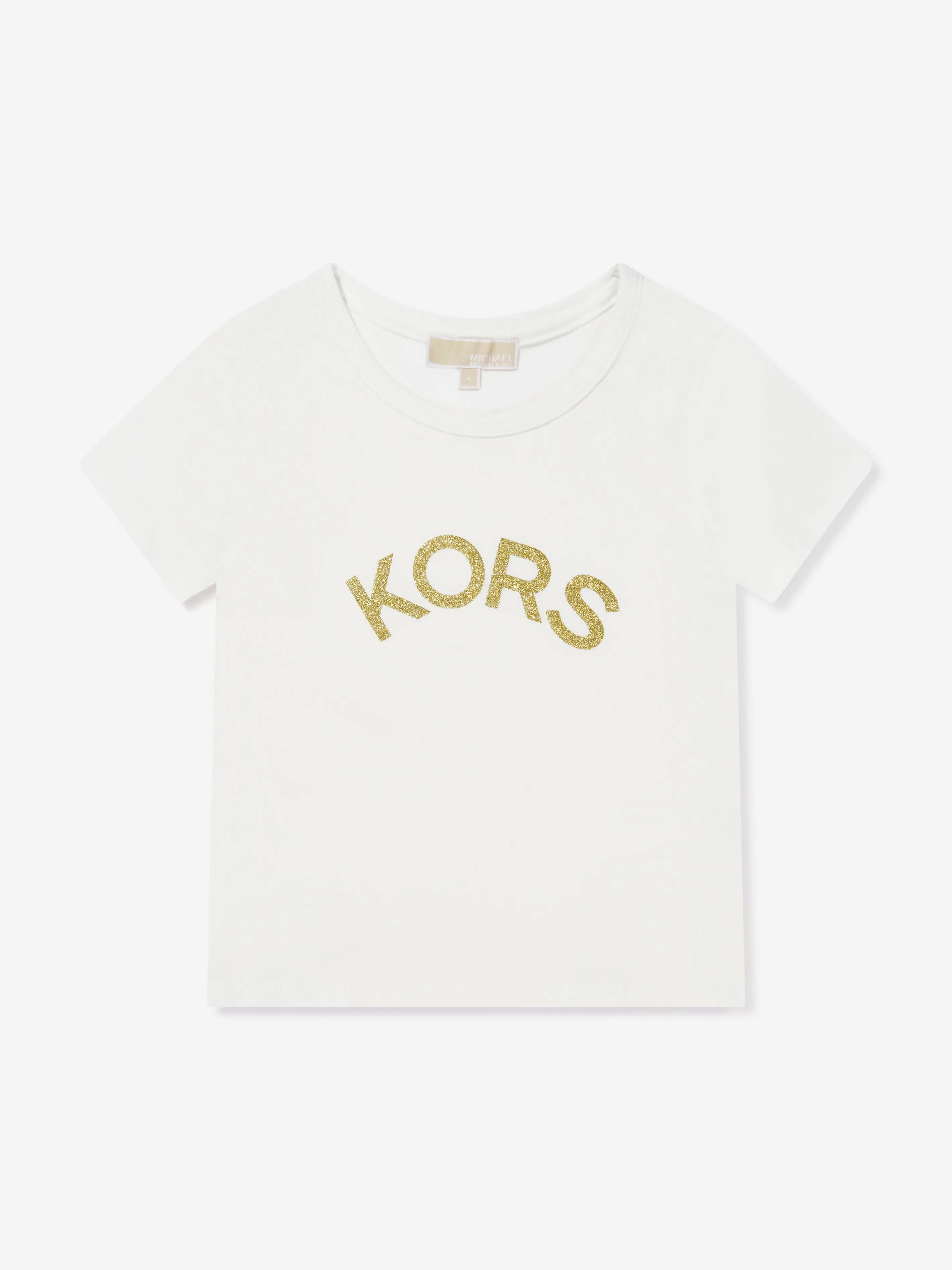 Michael Kors Girls Glitter Logo T-Shirt