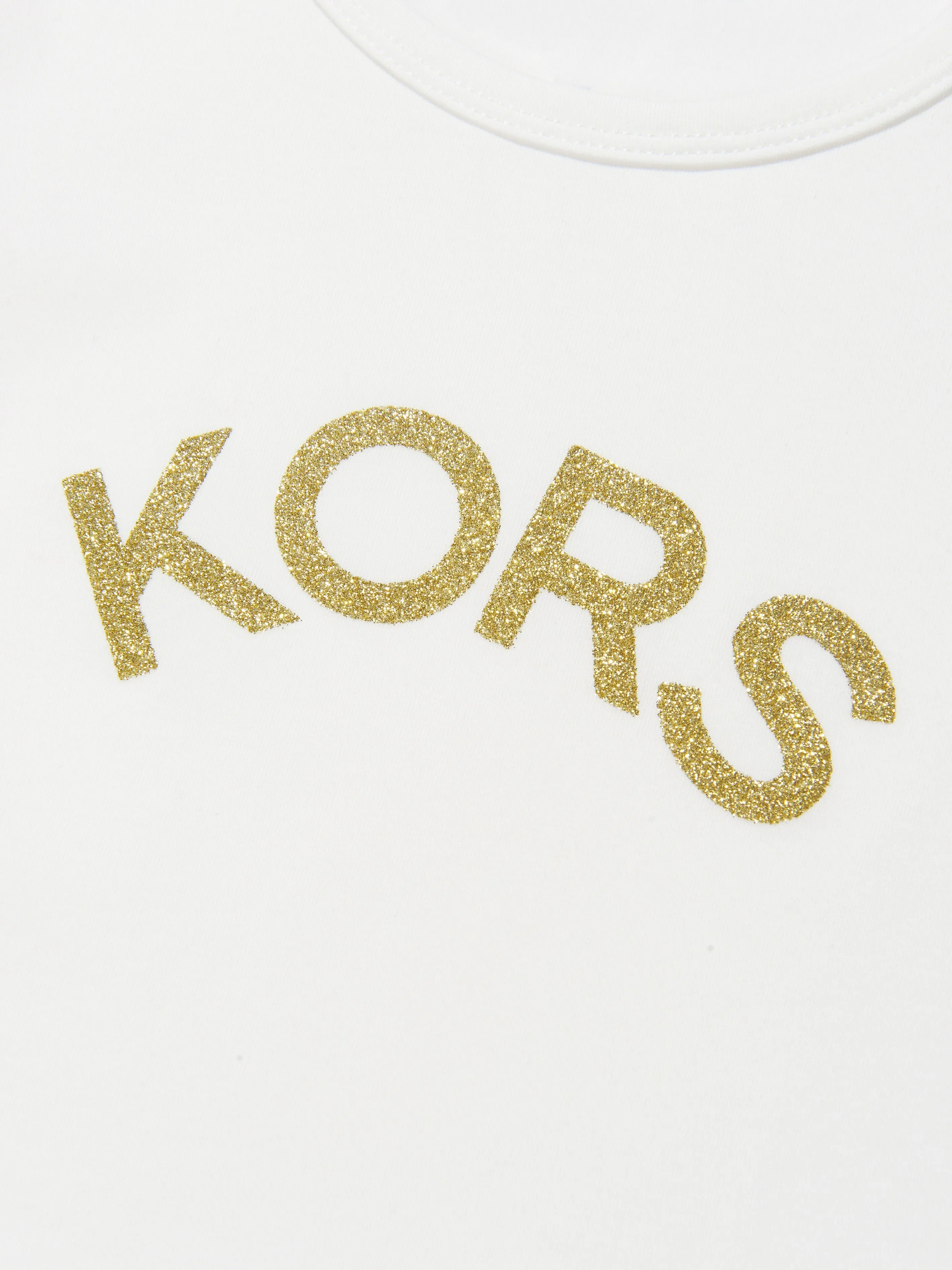 Michael Kors Girls Glitter Logo T-Shirt
