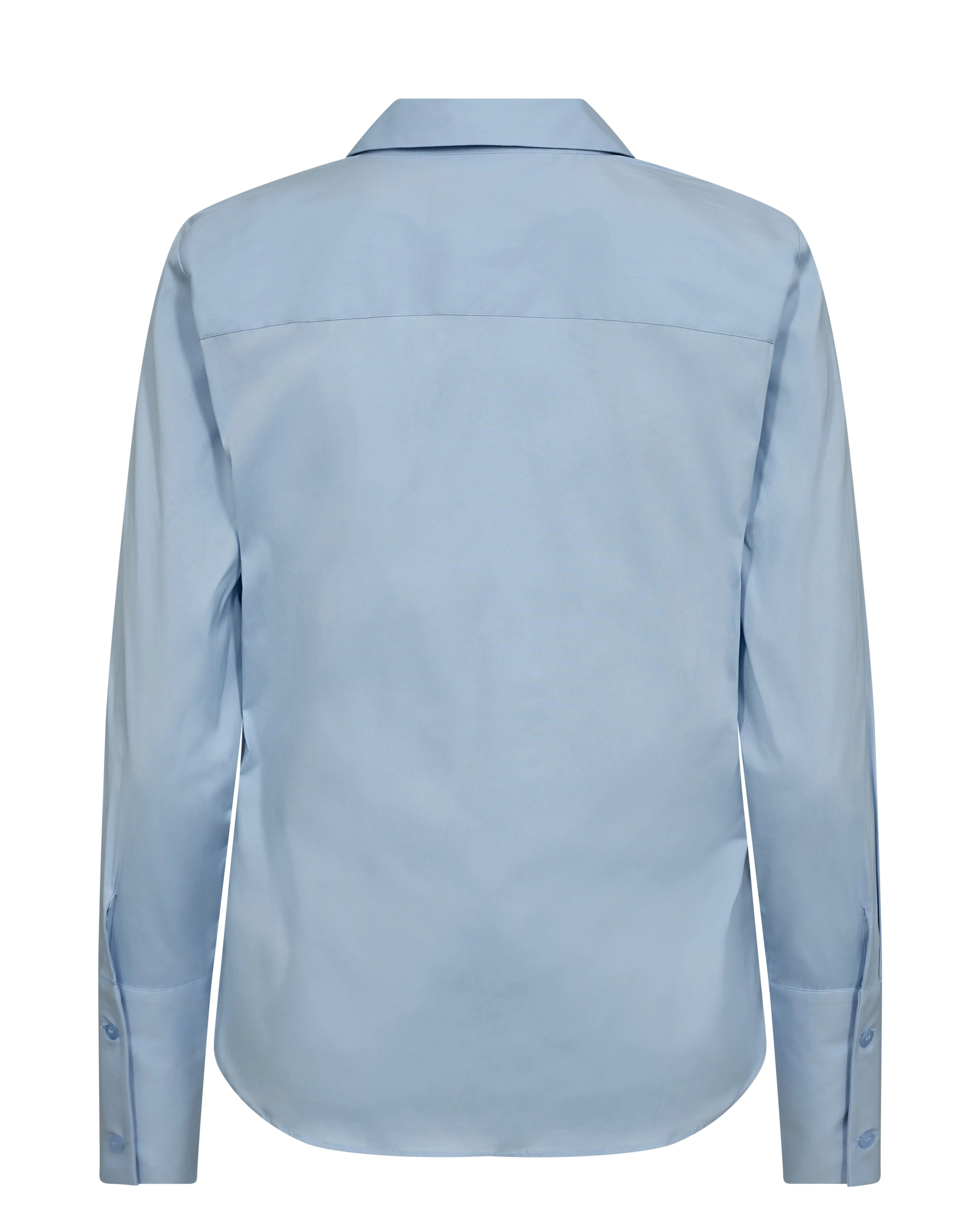 MMSybel Satin Shirt Cashmere Blue