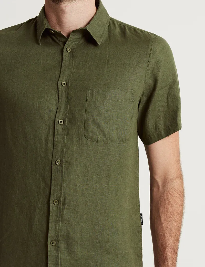 Mr Simple Linen S/S Shirt