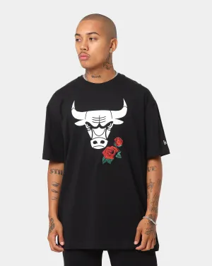New Era Chicago Bulls Rose Oversized T-Shirt Black