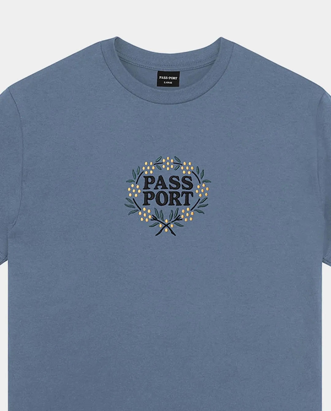 Passport - Wattle T-Shirt - Stonewash Blue