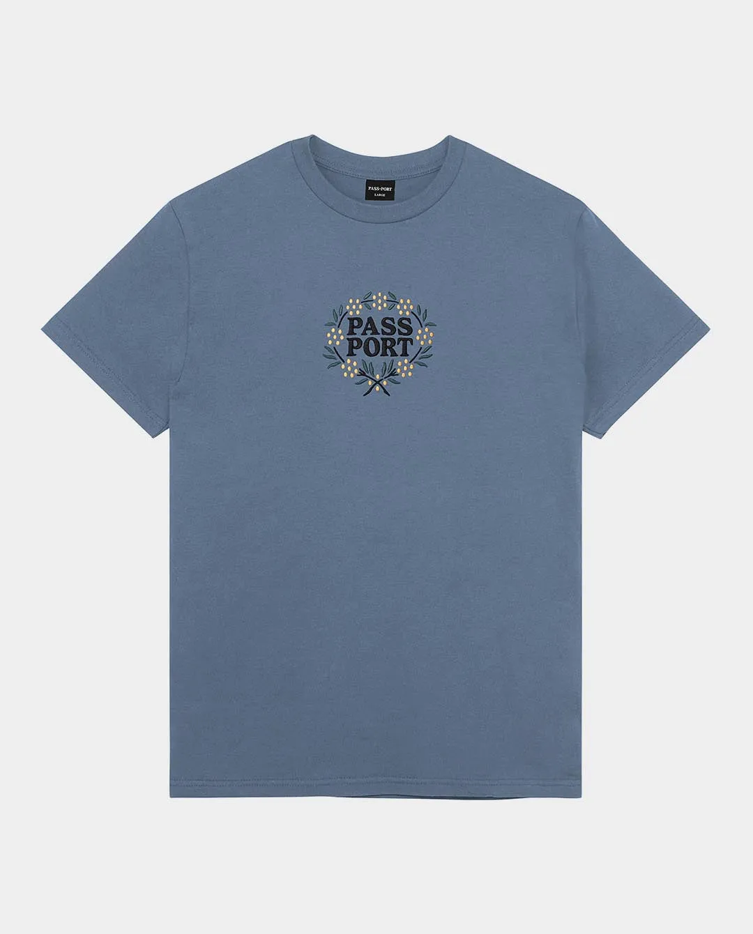 Passport - Wattle T-Shirt - Stonewash Blue