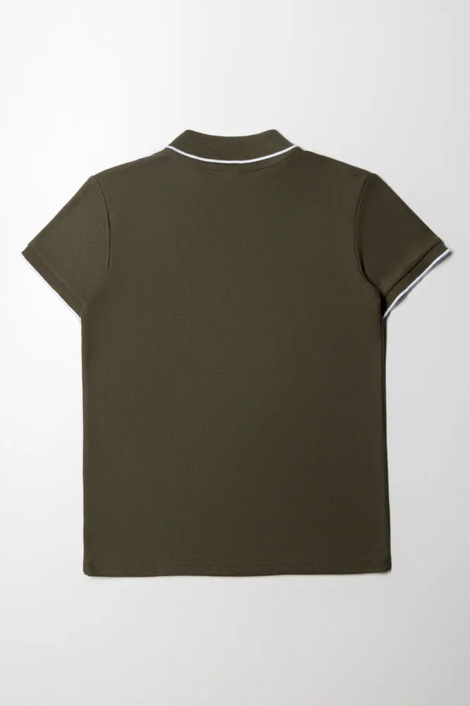 Plain Golfer Olive