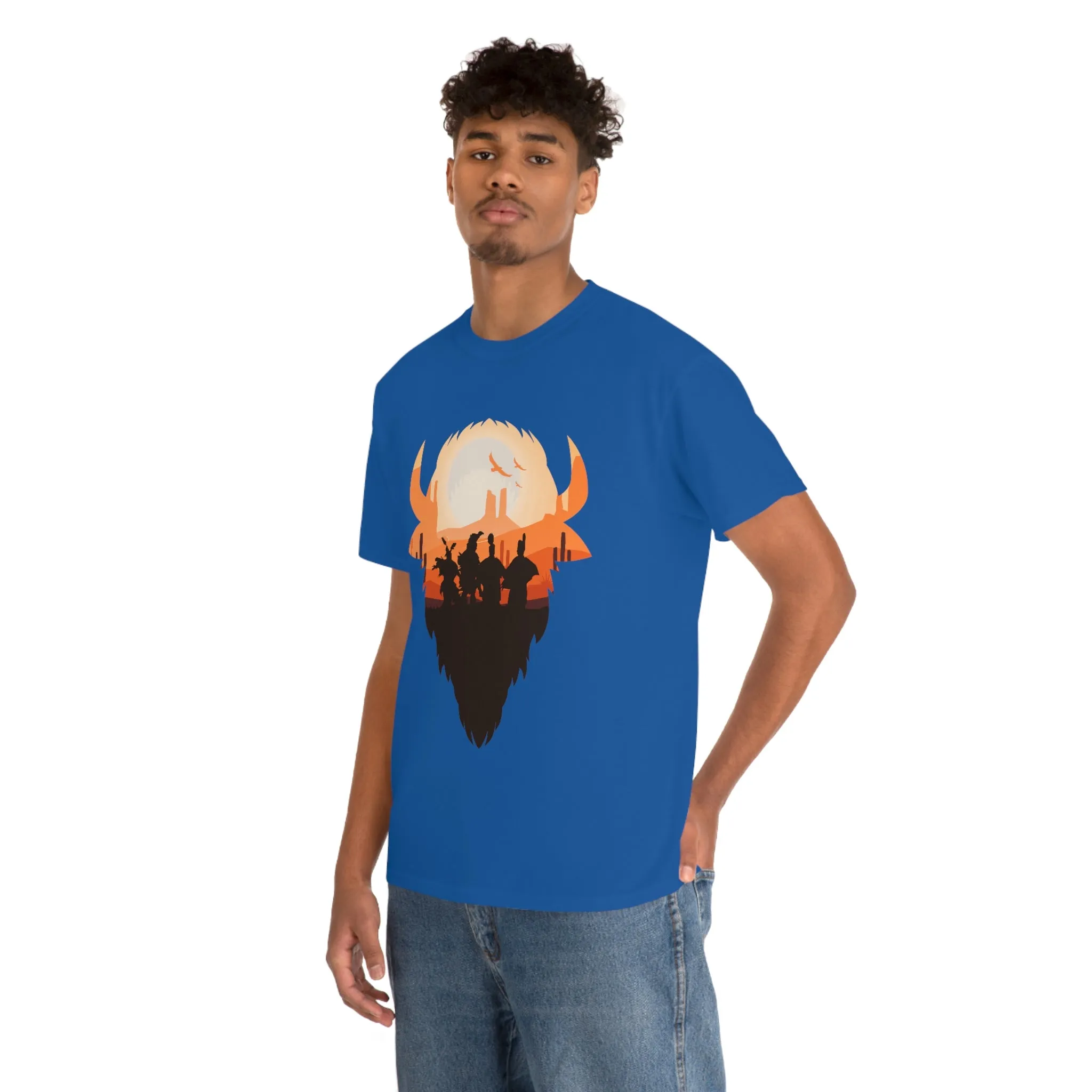 Pow Wow Buffalo Silhouette T-Shirt