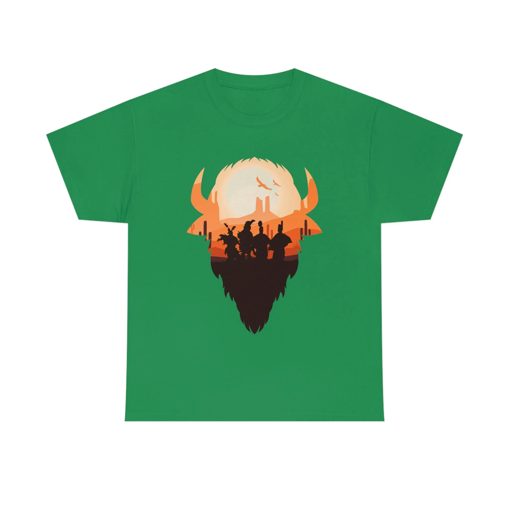 Pow Wow Buffalo Silhouette T-Shirt