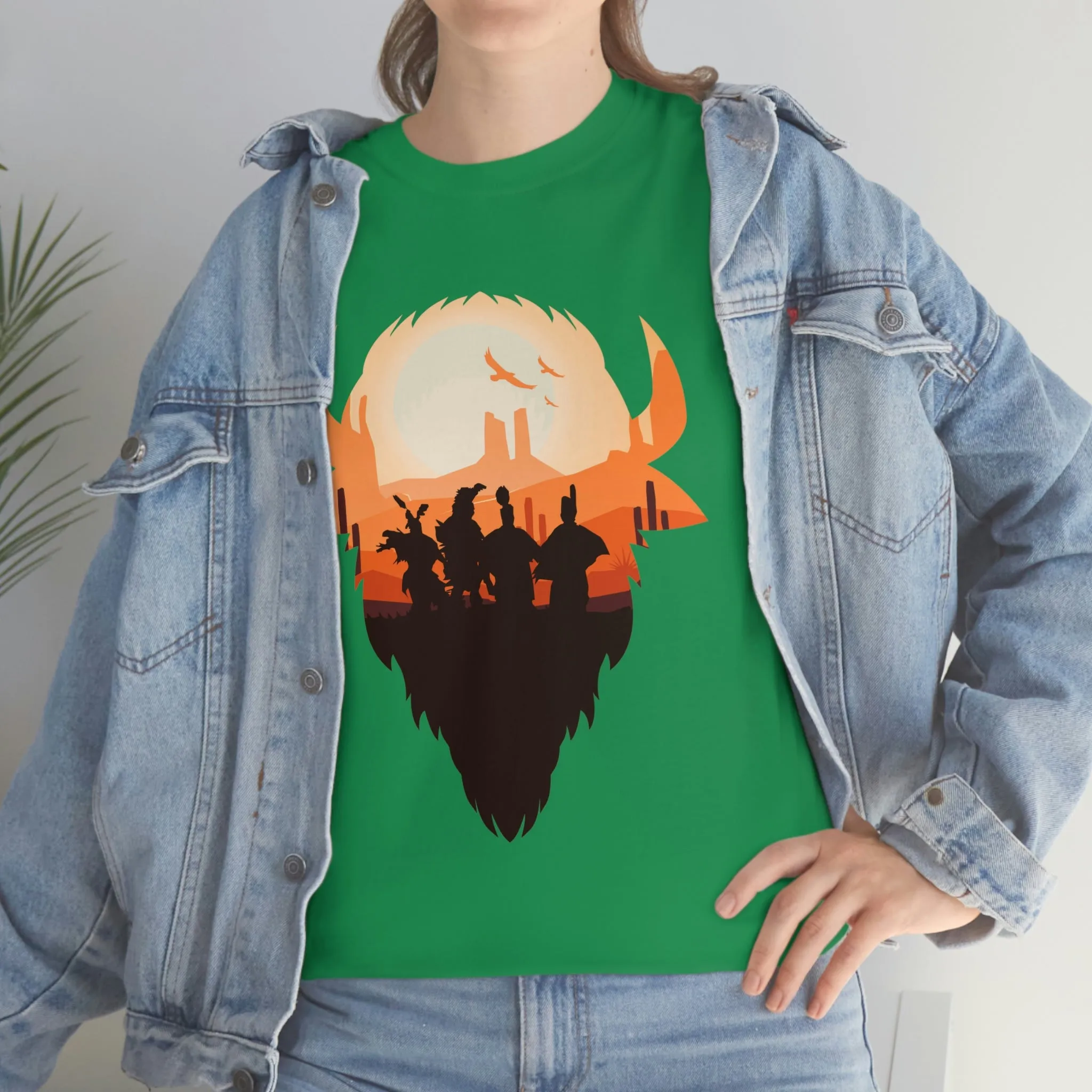Pow Wow Buffalo Silhouette T-Shirt