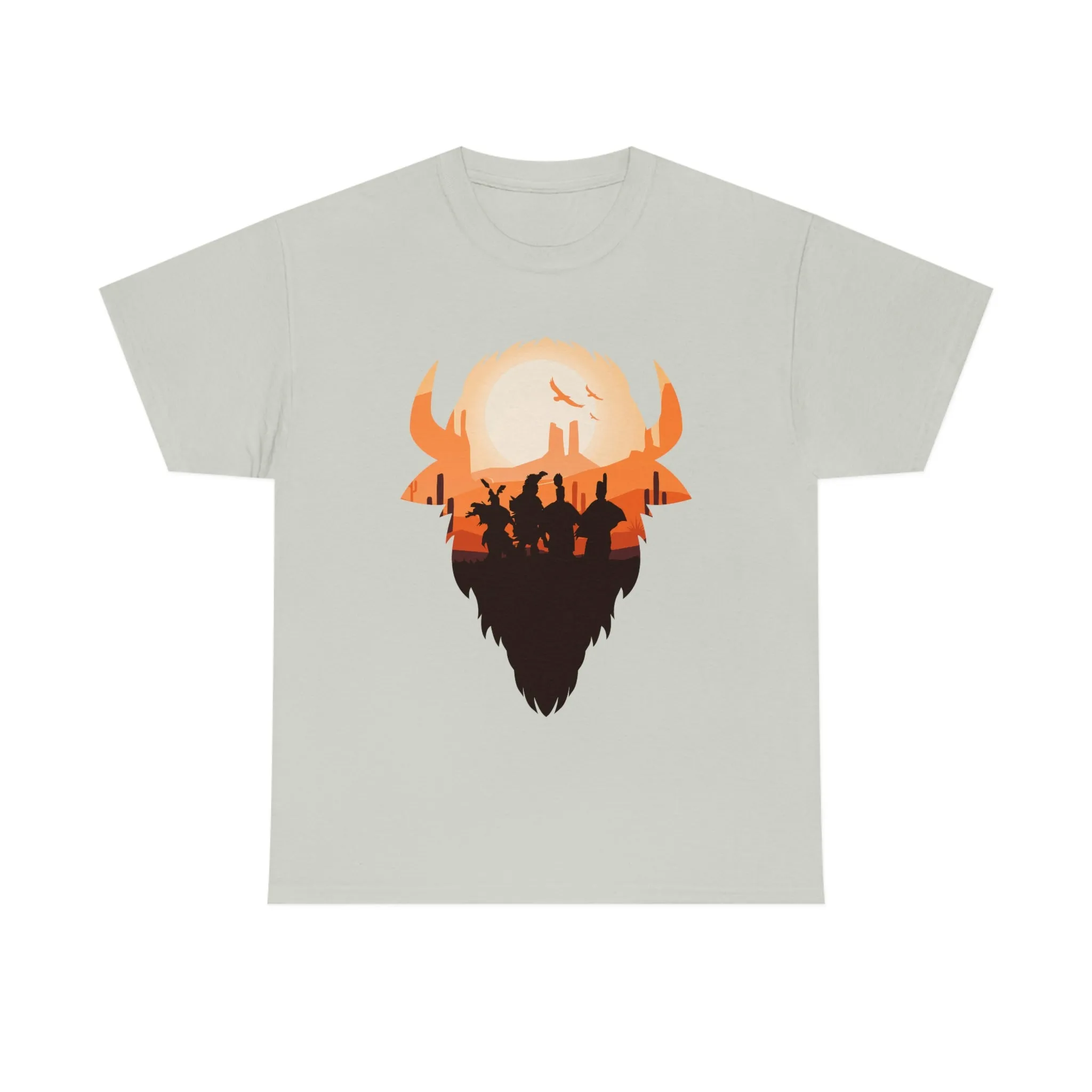 Pow Wow Buffalo Silhouette T-Shirt