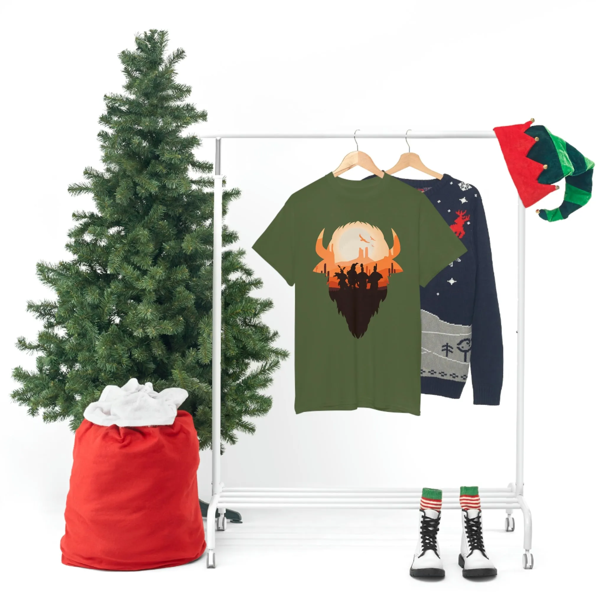 Pow Wow Buffalo Silhouette T-Shirt