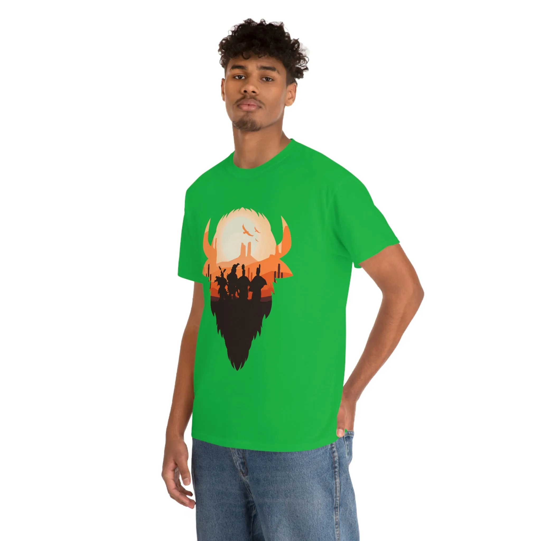 Pow Wow Buffalo Silhouette T-Shirt
