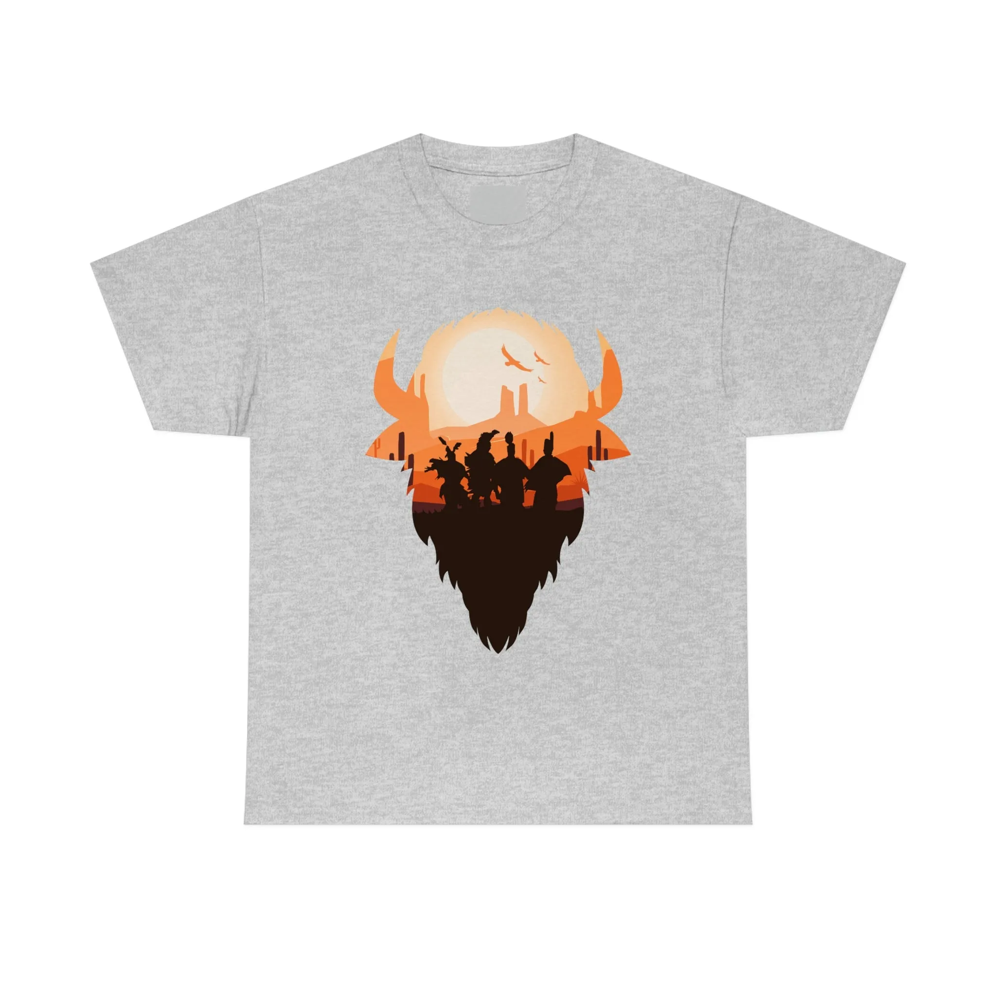 Pow Wow Buffalo Silhouette T-Shirt