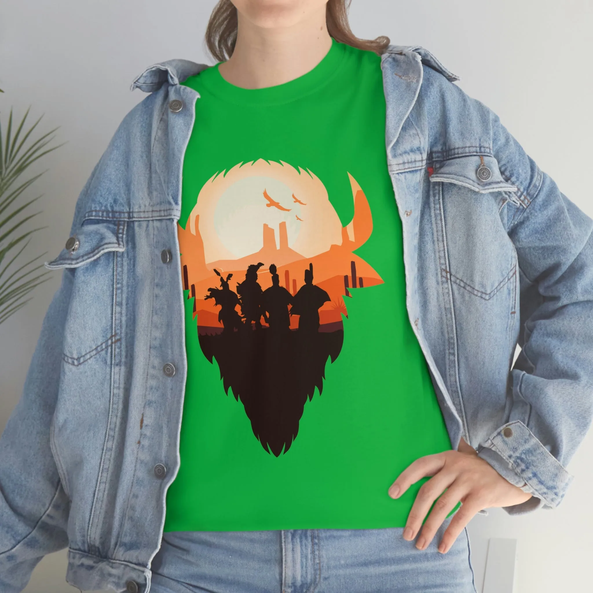Pow Wow Buffalo Silhouette T-Shirt
