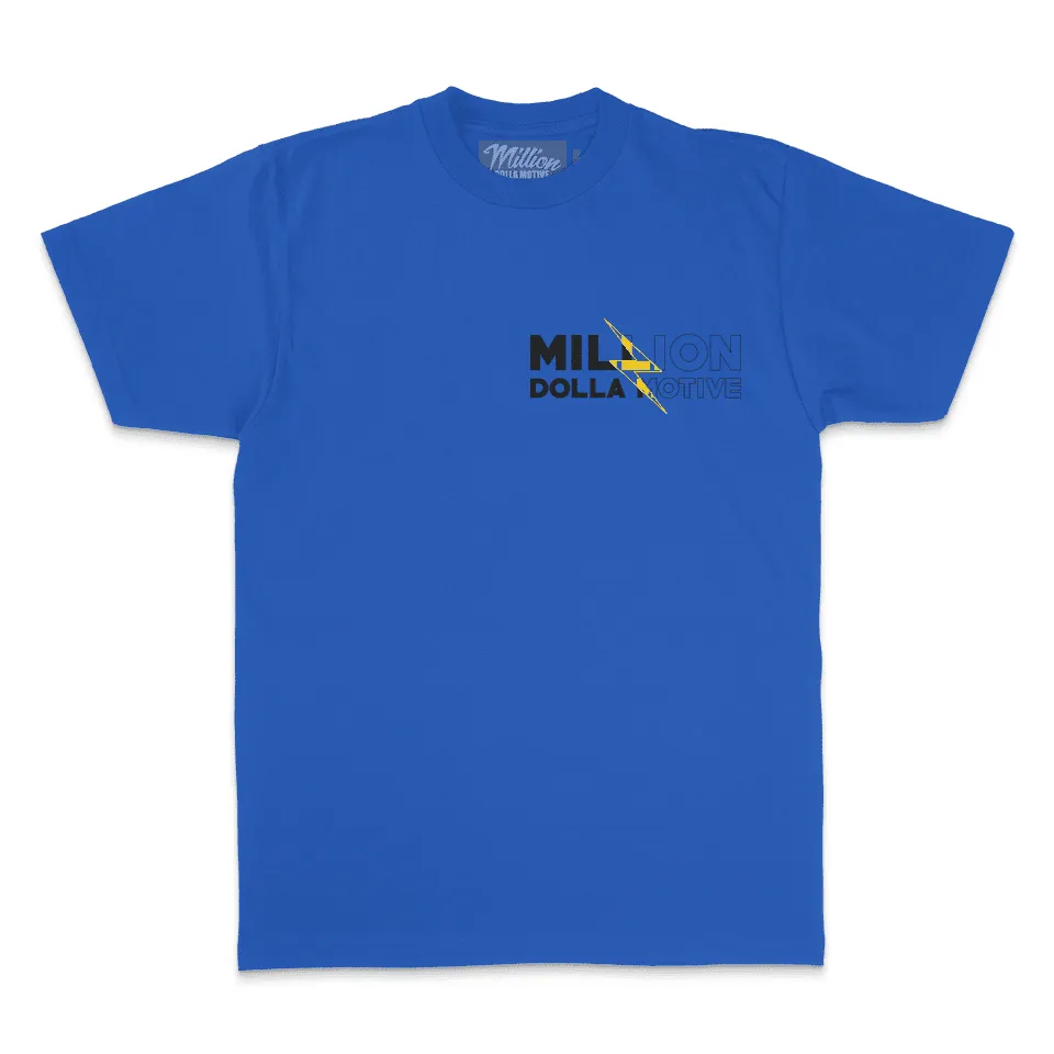 Pray Manifest Hustle - Royal Blue T-Shirt