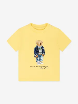 Ralph Lauren Baby Boys Cotton Jersey Polo Bear T-Shirt