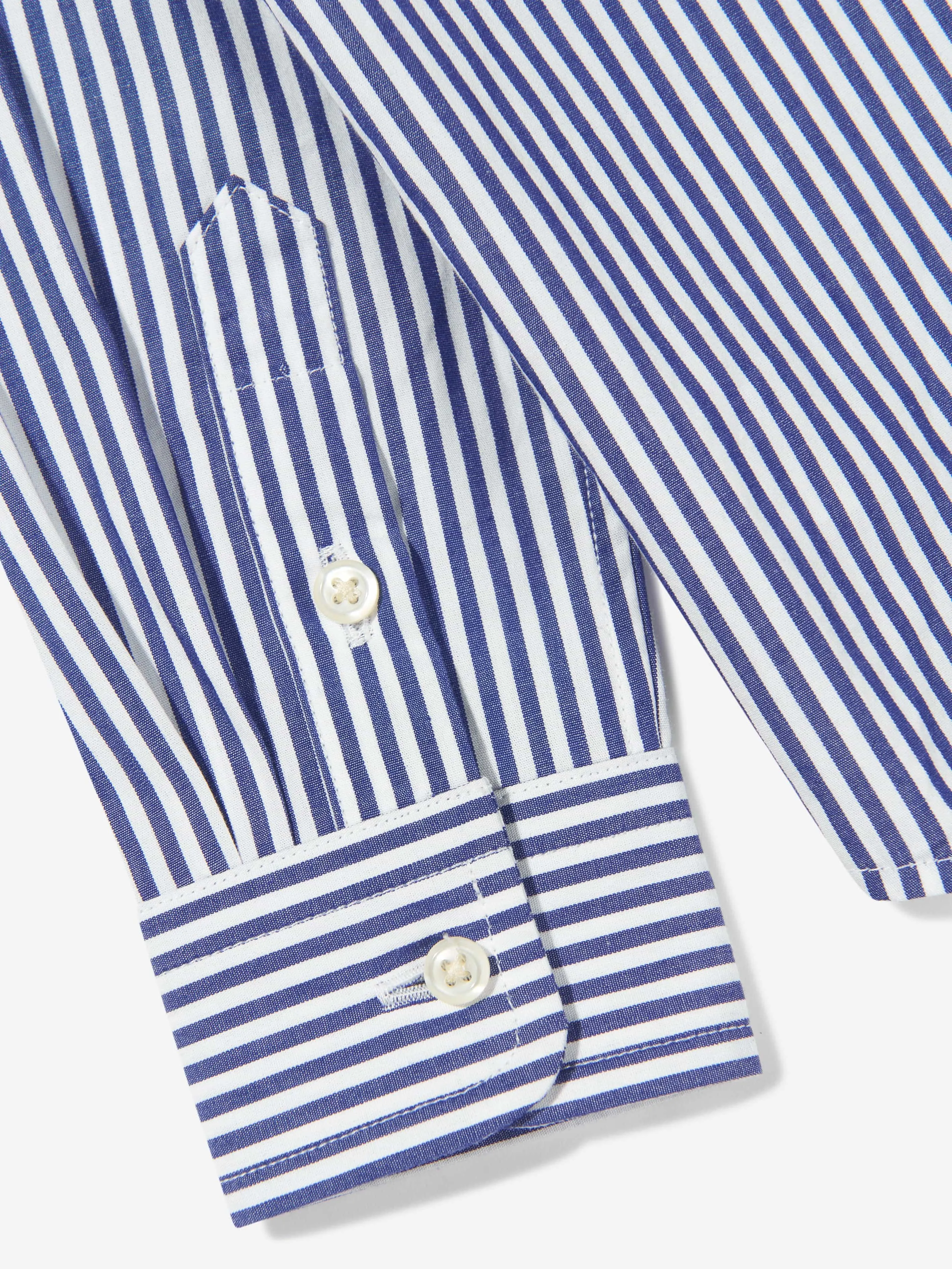 Ralph Lauren Boys Striped Shirt in Navy