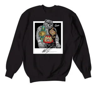 Retro 11 Cool Grey Iron Bear Sweater