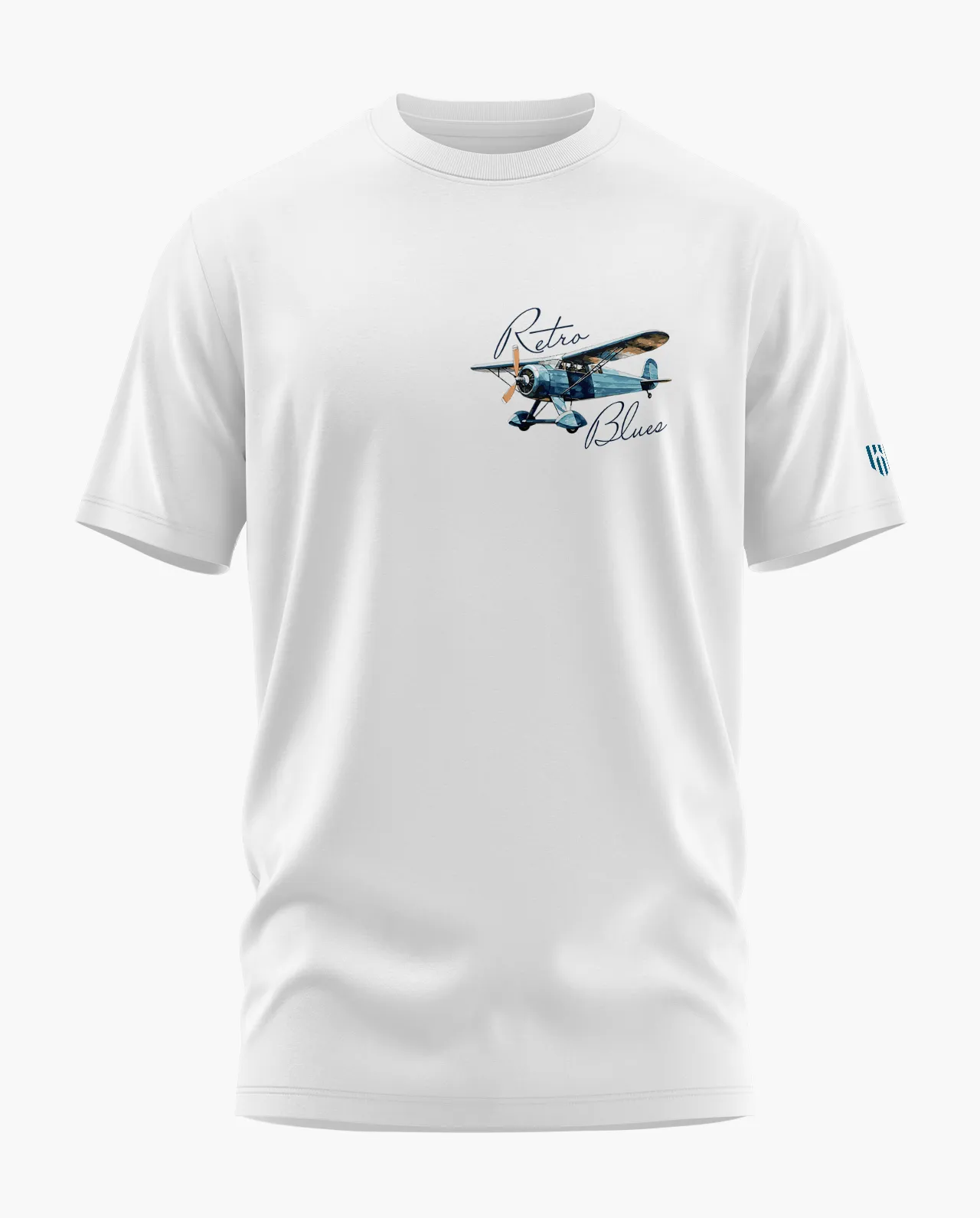 Retro Blues Signature LuxeSoft Cotton T-Shirt
