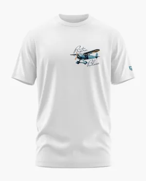 Retro Blues Signature LuxeSoft Cotton T-Shirt