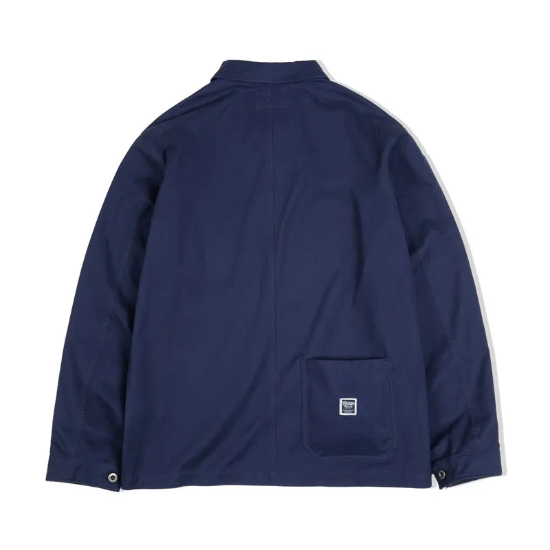 Retro Embroidered Cotton Shirt Jacket