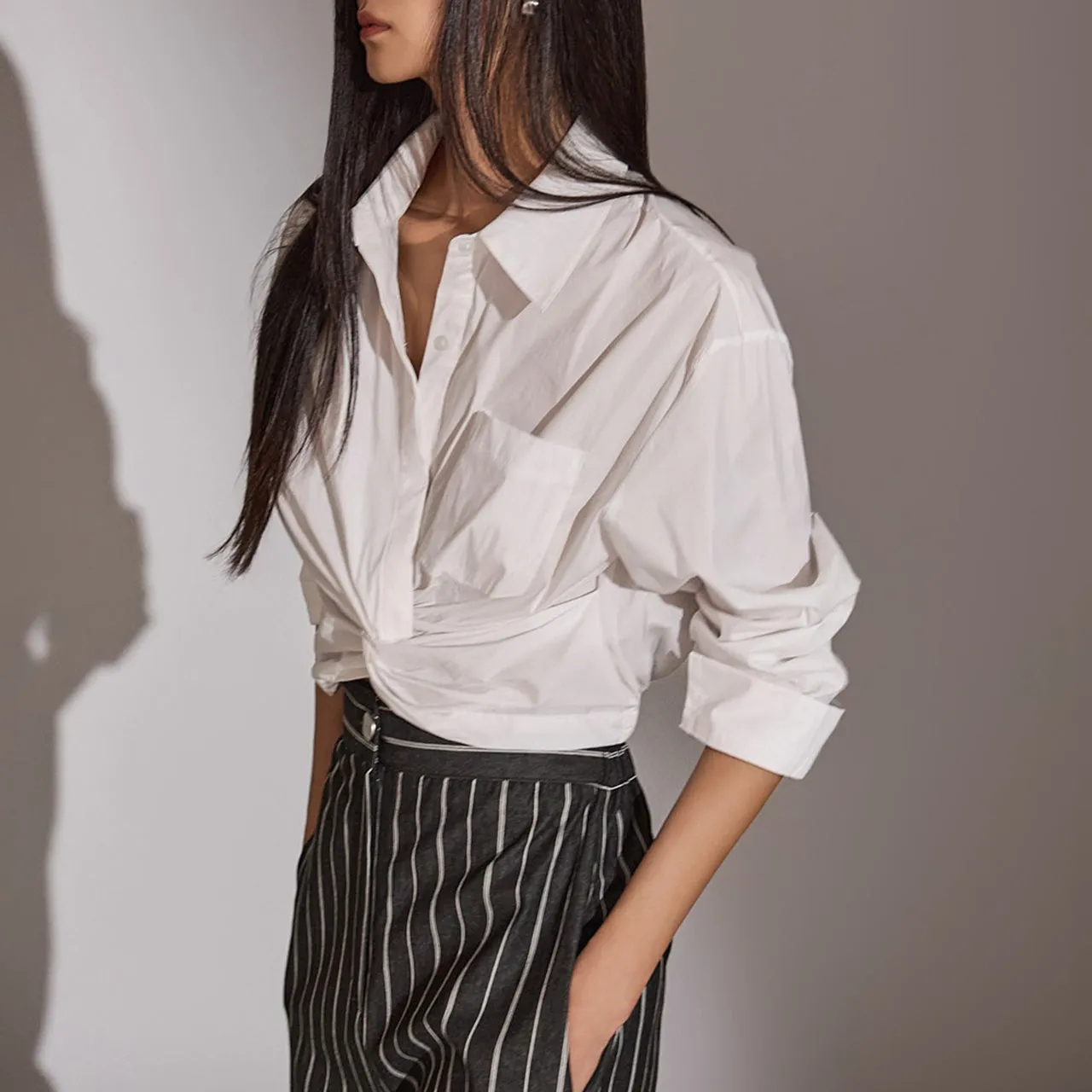 S630 Twist-detail Shirt