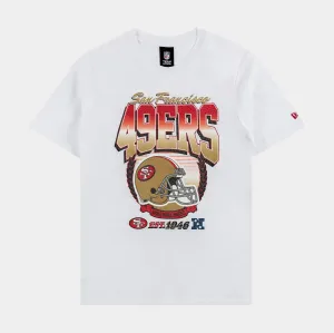 San Francisco 49ers Mens Short Sleeve Shirt (White)