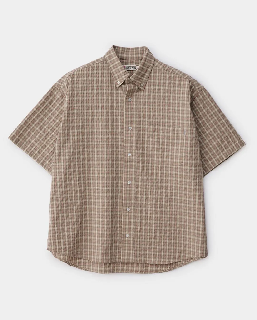 S/Double - Yard Plaid Shirt - Orange