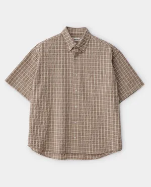 S/Double - Yard Plaid Shirt - Orange