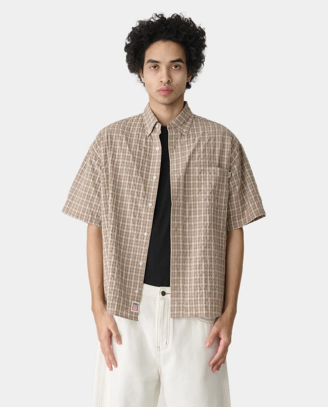 S/Double - Yard Plaid Shirt - Orange