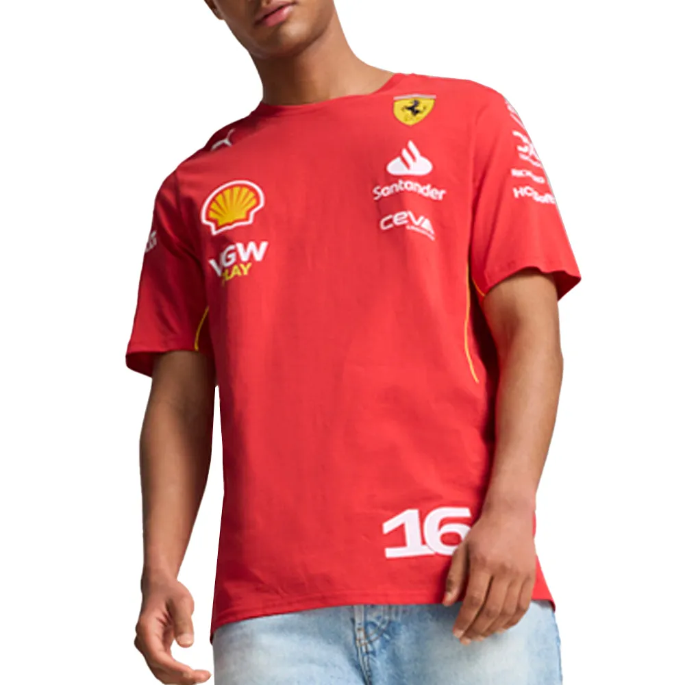 Sf Leclerc Tee Crew Neck Short Sleeve T-Shirt