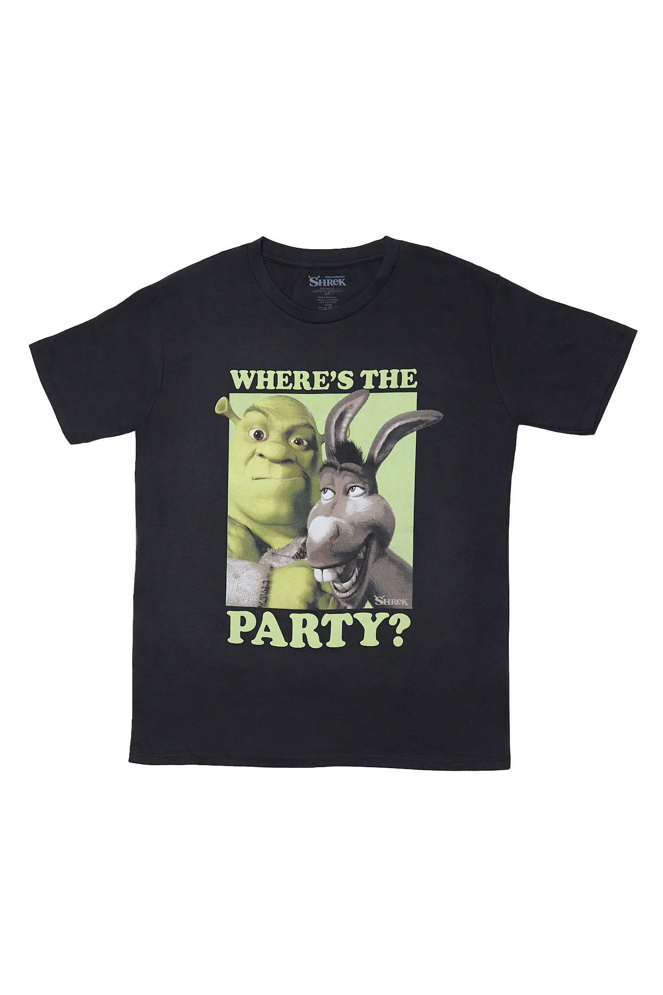 Shrek Where's The Party Graphic Relaxed Tee