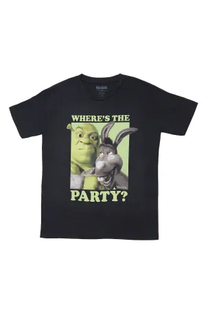 Shrek Where's The Party Graphic Relaxed Tee