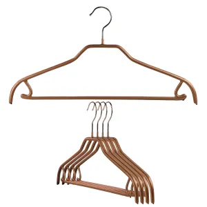 Silhouette Shirt Hanger with Bar & Hook, 41FRS, Copper