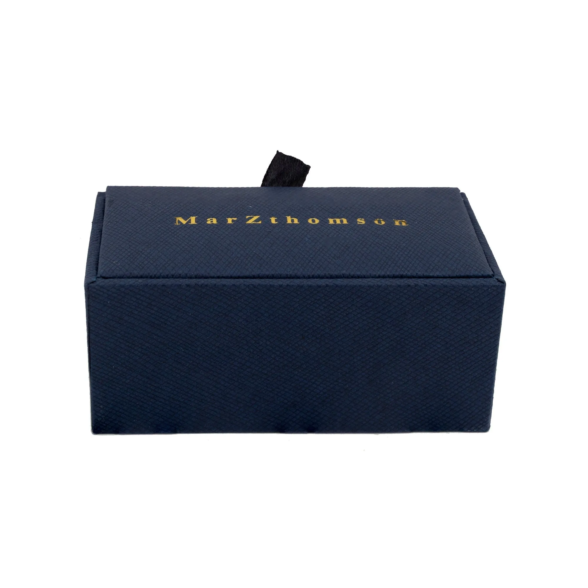 Simple Plain Brushed Square CufflinksA13