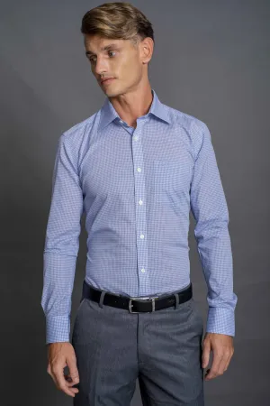 Slim Fit Long sleeves-Formal Shirts-TRUE Navy