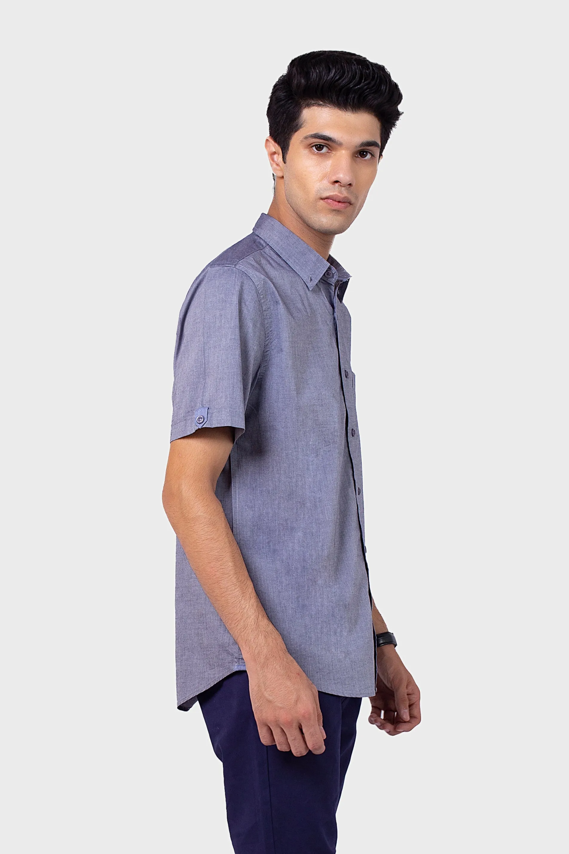 Slub Textured Chambray