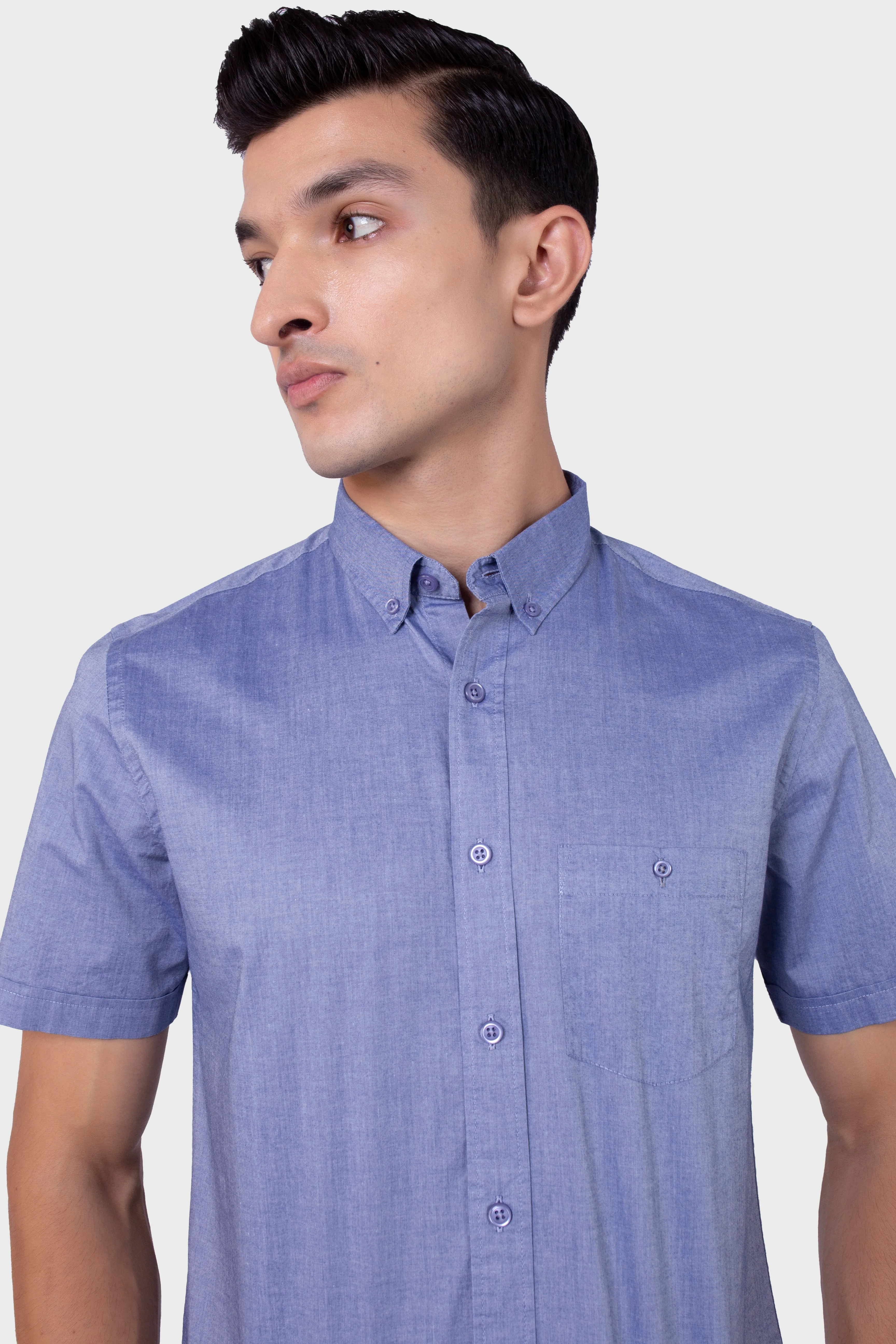 Slub Textured Chambray