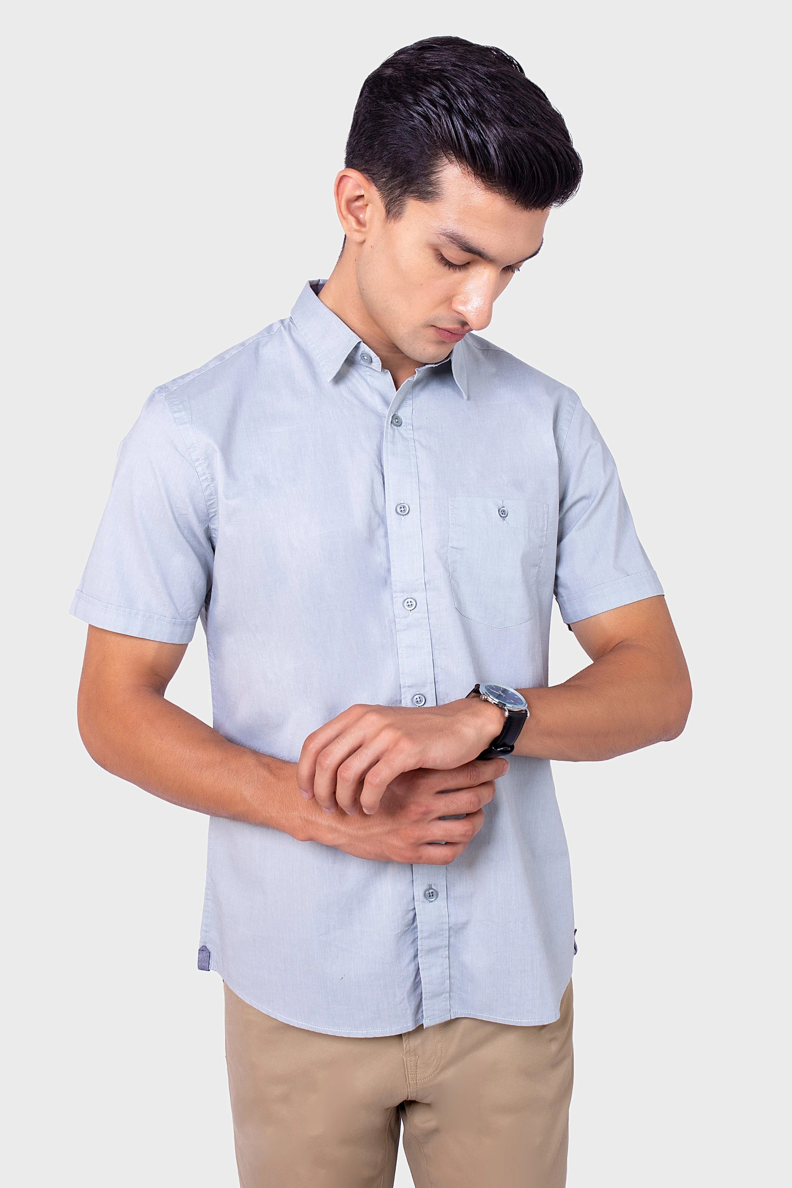 Slub Textured Chambray