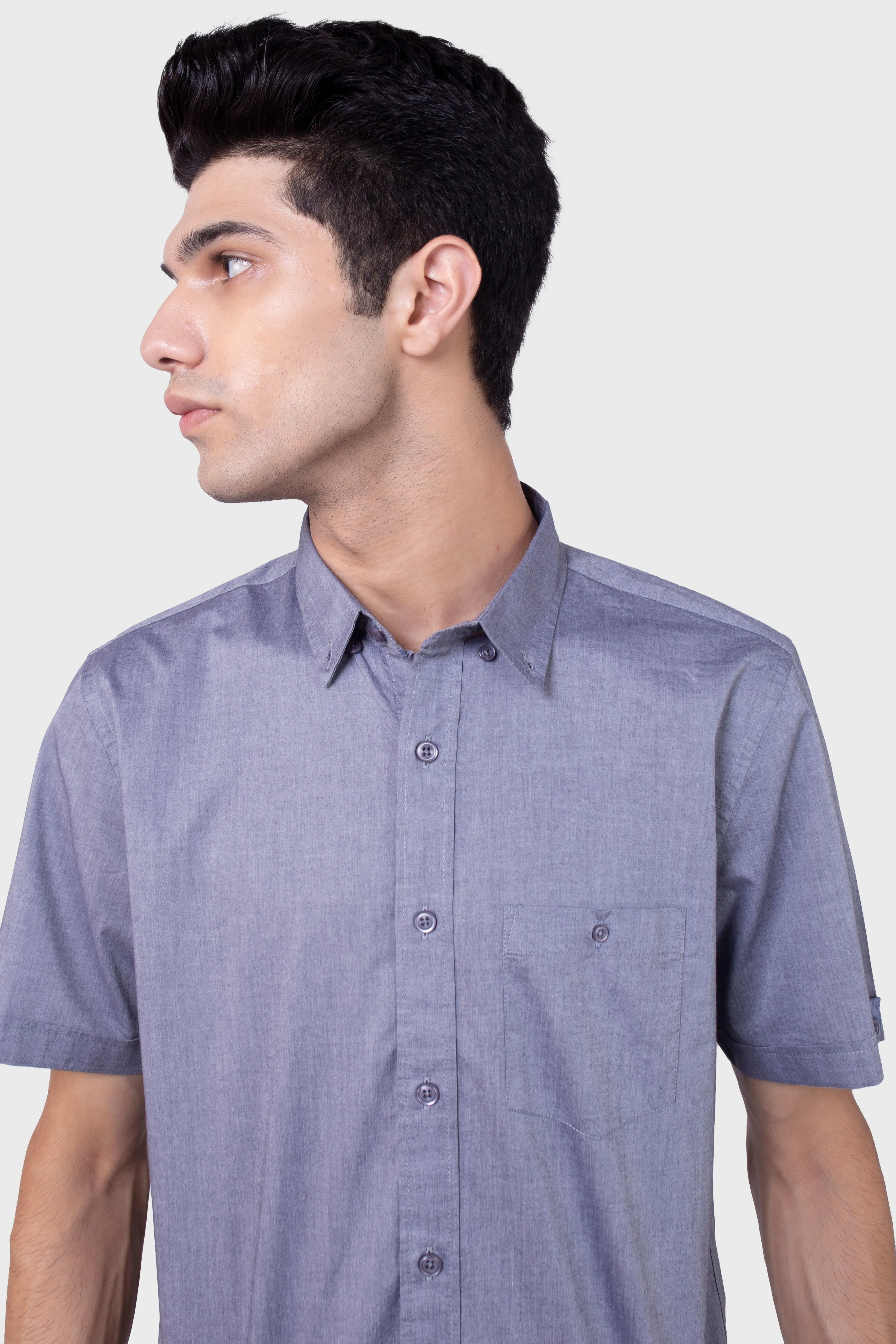 Slub Textured Chambray