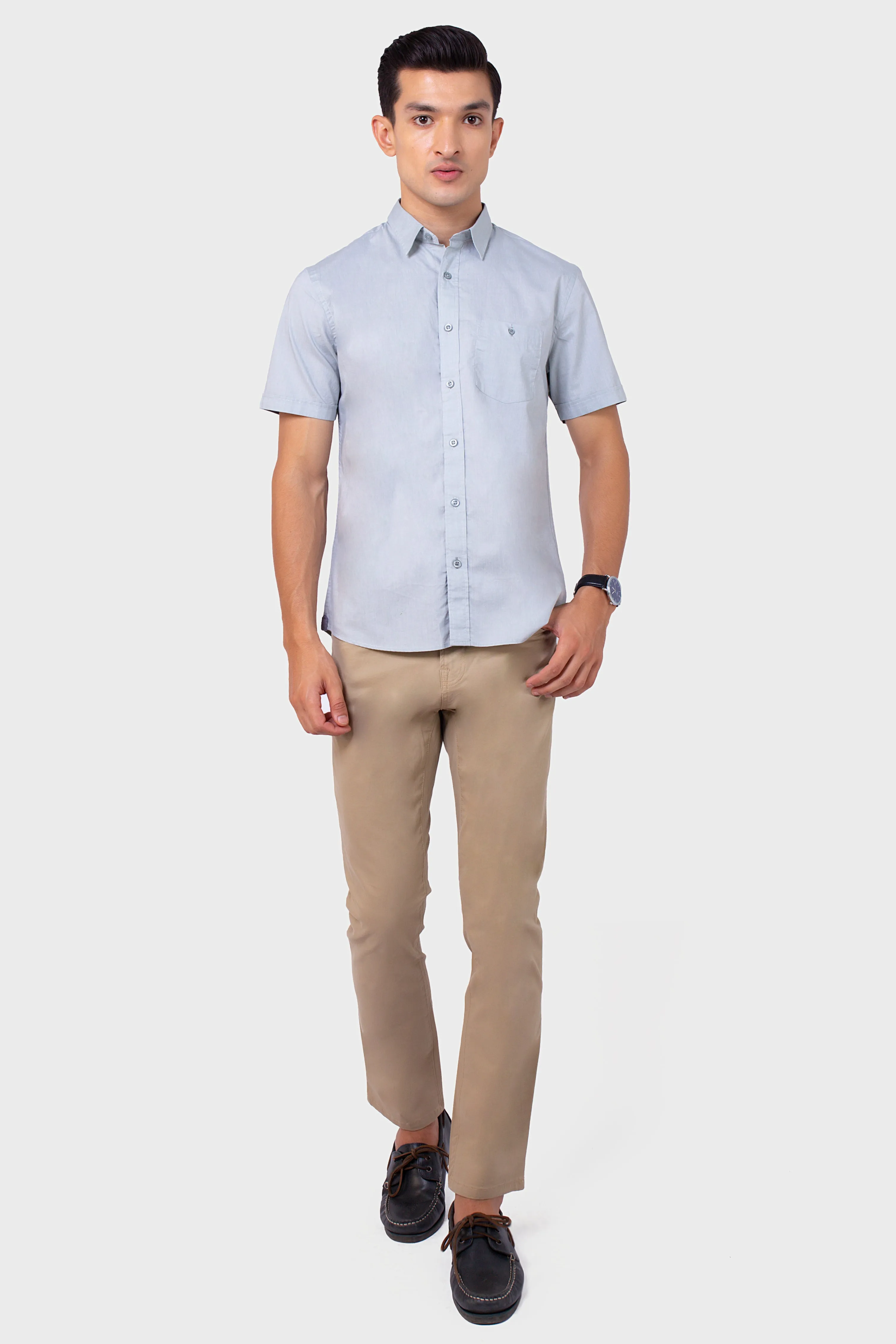 Slub Textured Chambray