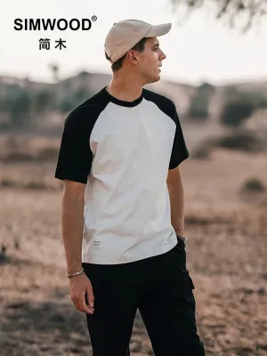 Sorona Cooling Tech T-shirts Men Oversize Raglan Sleeve Tops