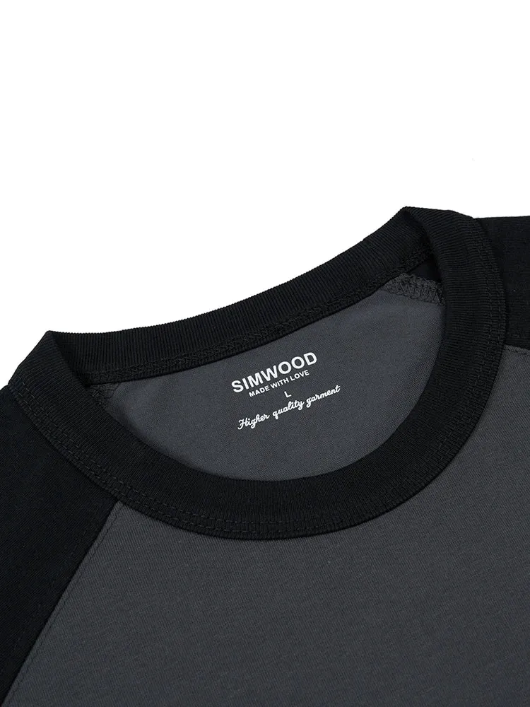 Sorona Cooling Tech T-shirts Men Oversize Raglan Sleeve Tops