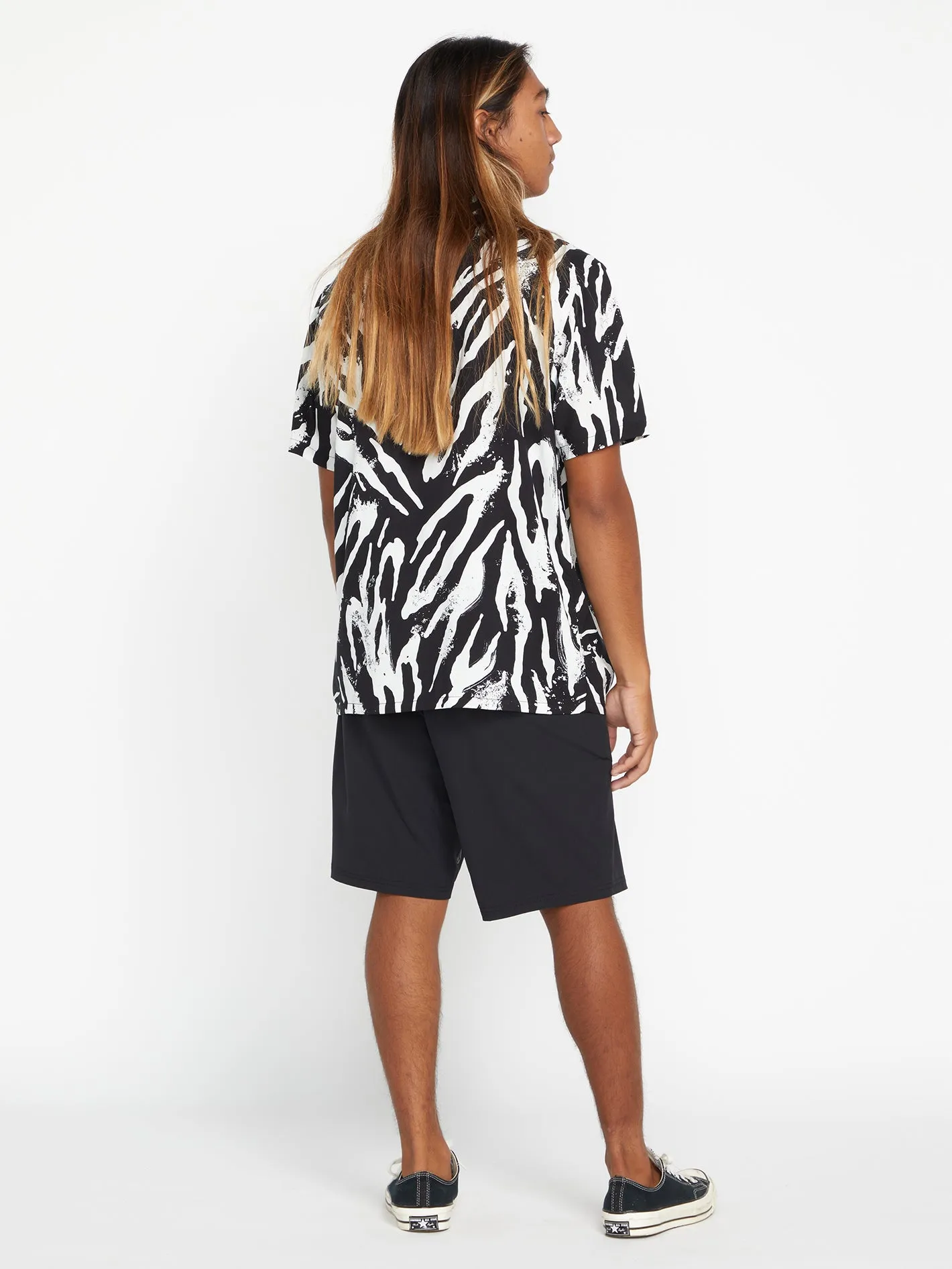 Stone Party Animals Short Sleeve Shirt - Black