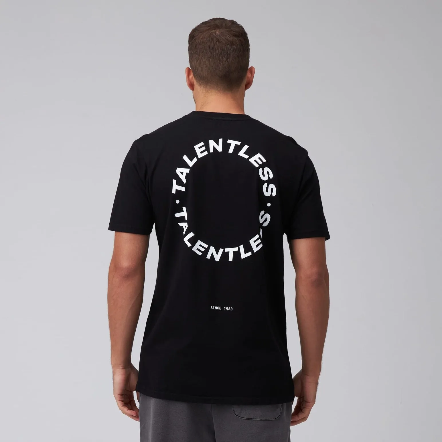 Talentless Mens Tee Circle Logo - Black