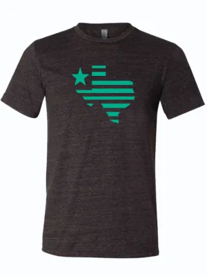 Texas Silhouette Charcoal/Teal