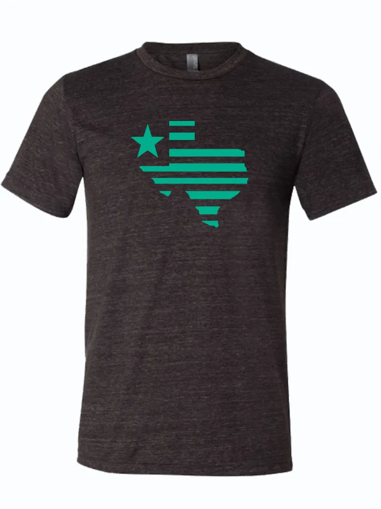Texas Silhouette Charcoal/Teal