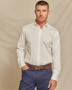 The Atlas - Liquid Cotton Button Down - White