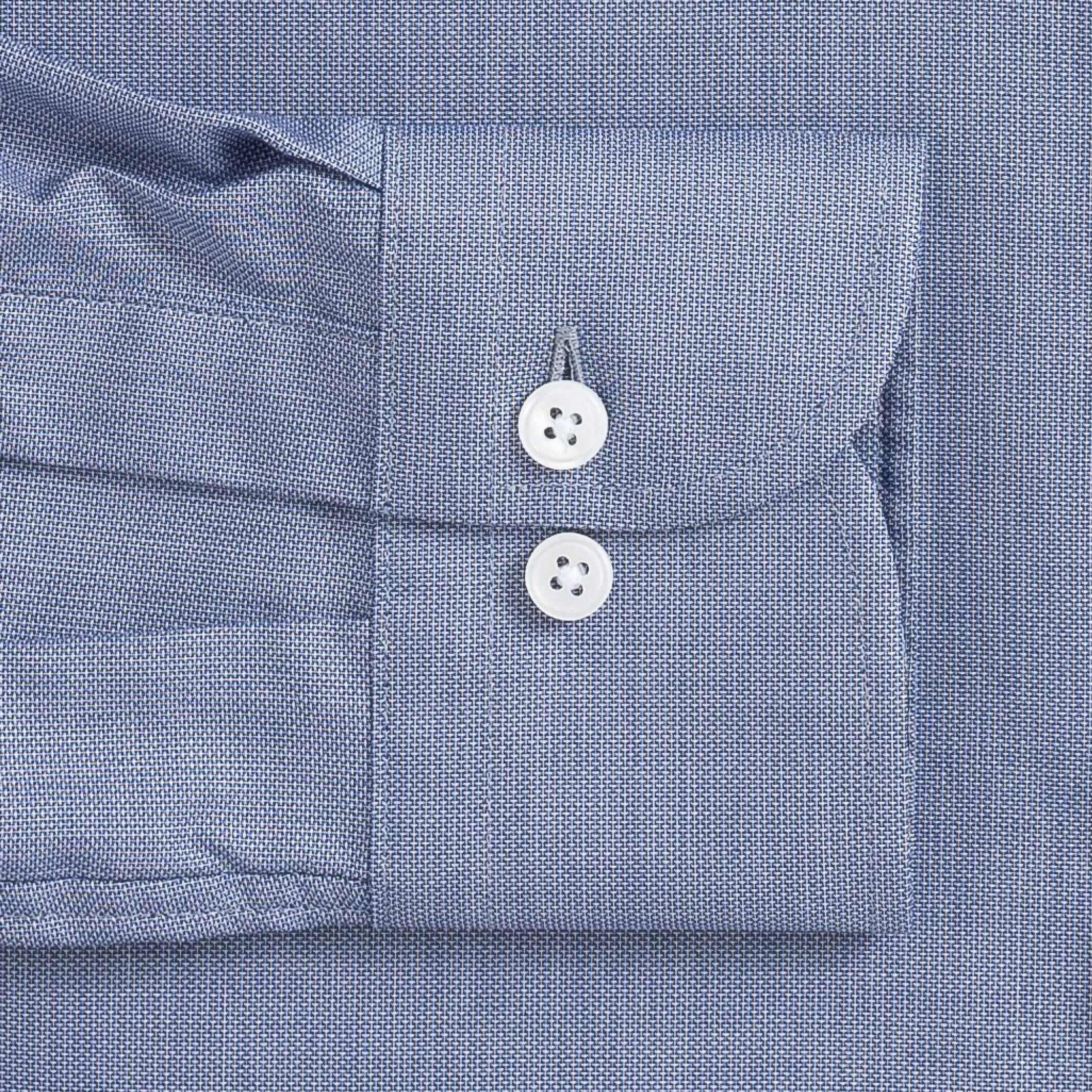 The Deep Blue Linden Dobby Custom Shirt
